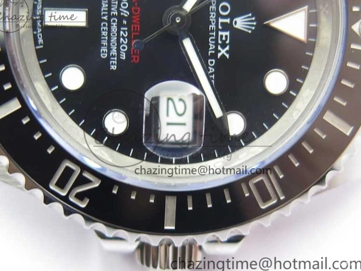 MiroTime 0130 Upgraded Sea-Dweller 2017 Baselworld 126600 Noob 1:1 Best Edition 904L Steel Black Dial on SS Bracelet A3235 Clone V 3209